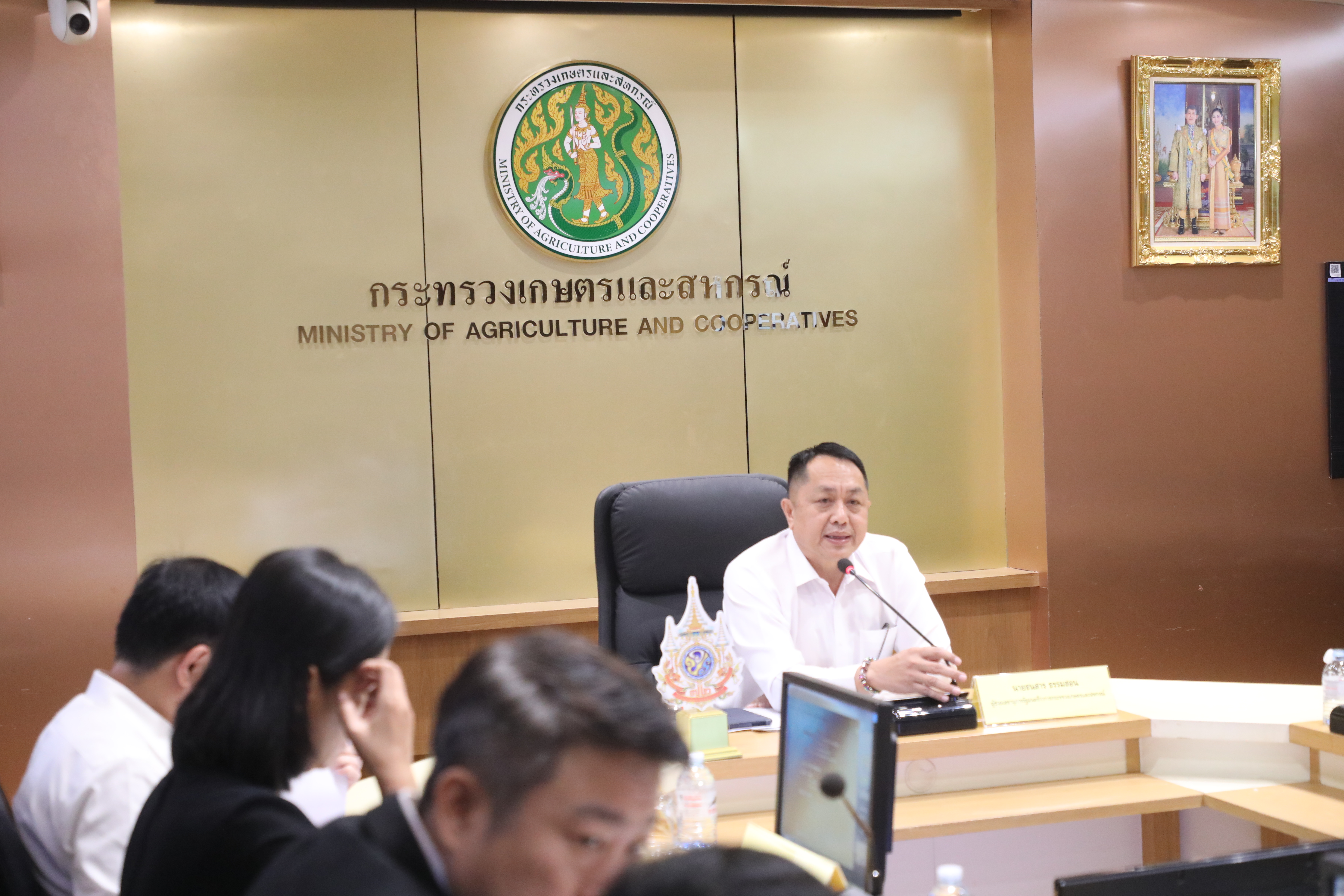 title - ส.ป.ก. เข้าร่วมประชุม ติดตามการขับเคลื่อนข้อสั่งการของรัฐมนตรีว่าการกระทรวงเกษตรและสหกรณ์